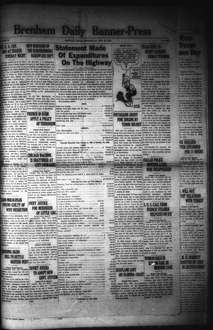Brenham Daily Banner-Press (Brenham, Tex.), Vol. 39, No. 283, Ed. 1 Wednesday, February 28, 1923