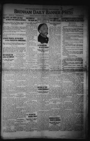Brenham Daily Banner-Press (Brenham, Tex.), Vol. 33, No. 138, Ed. 1 Thursday, September 7, 1916