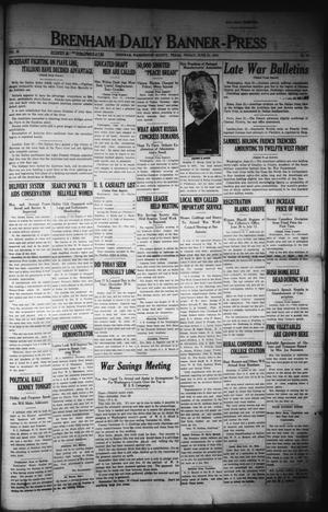 Brenham Daily Banner-Press (Brenham, Tex.), Vol. 35, No. 73, Ed. 1 Friday, June 21, 1918