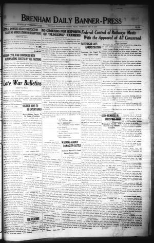 Brenham Daily Banner-Press (Brenham, Tex.), Vol. 34, No. 232, Ed. 1 Thursday, December 27, 1917
