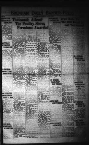 Brenham Daily Banner-Press (Brenham, Tex.), Vol. 39, No. 241, Ed. 1 Tuesday, January 9, 1923