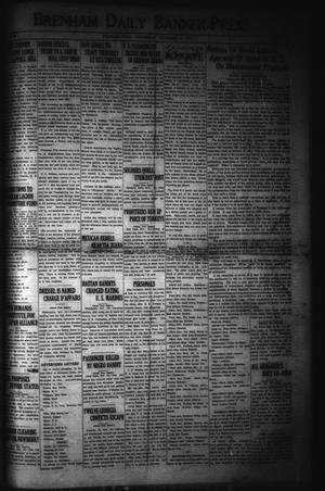 Brenham Daily Banner-Press (Brenham, Tex.), Vol. 38, No. 197, Ed. 1 Wednesday, November 16, 1921