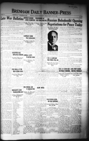 Brenham Daily Banner-Press (Brenham, Tex.), Vol. 34, No. 205, Ed. 1 Friday, November 23, 1917