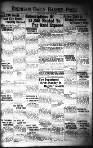 Brenham Daily Banner-Press (Brenham, Tex.), Vol. 40, No. 18, Ed. 1 Tuesday, April 17, 1923