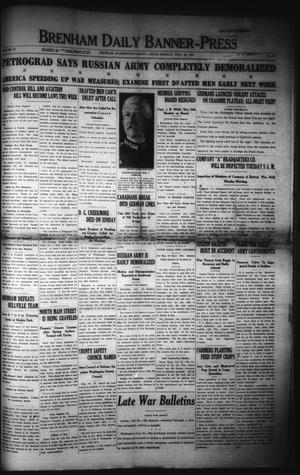 Brenham Daily Banner-Press (Brenham, Tex.), Vol. 34, No. 98, Ed. 1 Monday, July 23, 1917