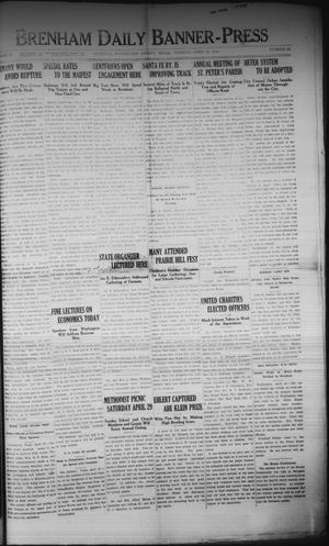 Brenham Daily Banner-Press (Brenham, Tex.), Vol. 33, No. 24, Ed. 1 Tuesday, April 25, 1916