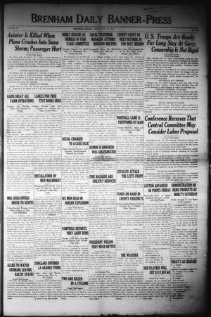 Brenham Daily Banner-Press (Brenham, Tex.), Vol. 36, No. 165, Ed. 1 Friday, October 10, 1919
