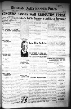 Brenham Daily Banner-Press (Brenham, Tex.), Vol. 34, No. 216, Ed. 1 Friday, December 7, 1917