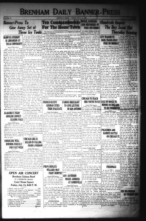 Primary view of object titled 'Brenham Daily Banner-Press (Brenham, Tex.), Vol. 40, No. 91, Ed. 1 Friday, July 13, 1923'.
