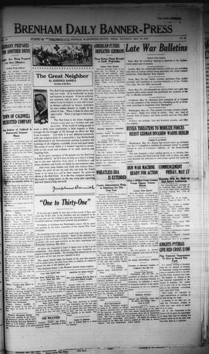 Brenham Daily Banner-Press (Brenham, Tex.), Vol. 35, No. 42, Ed. 1 Thursday, May 16, 1918