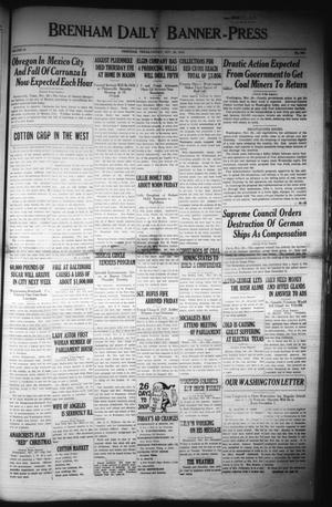 Brenham Daily Banner-Press (Brenham, Tex.), Vol. 36, No. 206, Ed. 1 Friday, November 28, 1919