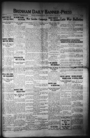 Brenham Daily Banner-Press (Brenham, Tex.), Vol. 34, No. 284, Ed. 1 Thursday, February 28, 1918
