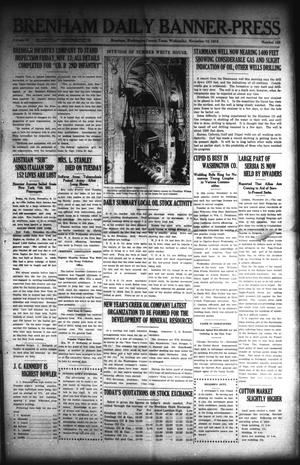 Brenham Daily Banner-Press (Brenham, Tex.), Vol. 32, No. 190, Ed. 1 Wednesday, November 10, 1915