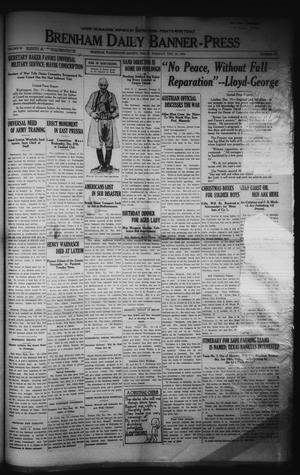 Brenham Daily Banner-Press (Brenham, Tex.), Vol. 33, No. 224, Ed. 1 Tuesday, December 19, 1916