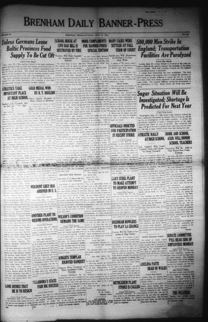 Brenham Daily Banner-Press (Brenham, Tex.), Vol. 36, No. 154, Ed. 1 Saturday, September 27, 1919