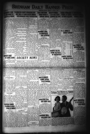 Brenham Daily Banner-Press (Brenham, Tex.), Vol. 39, No. 7, Ed. 1 Monday, April 3, 1922