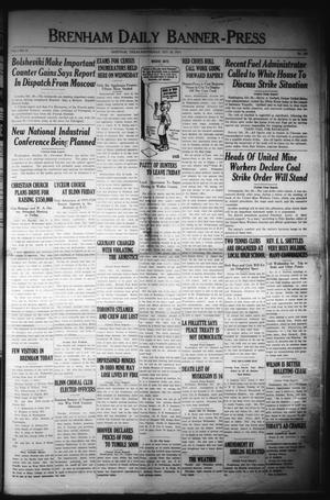 Brenham Daily Banner-Press (Brenham, Tex.), Vol. 36, No. 182, Ed. 1 Wednesday, October 29, 1919