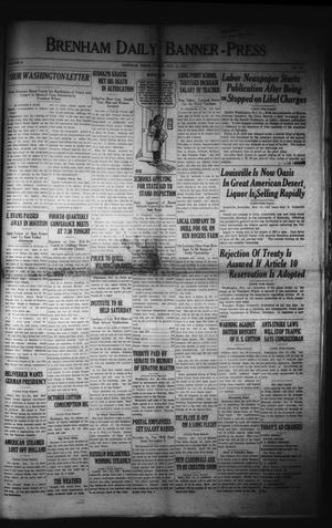 Brenham Daily Banner-Press (Brenham, Tex.), Vol. 36, No. 194, Ed. 1 Friday, November 14, 1919