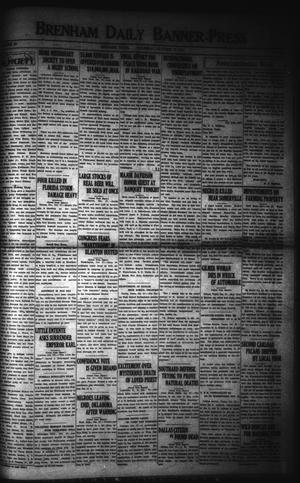 Brenham Daily Banner-Press (Brenham, Tex.), Vol. 38, No. 182, Ed. 1 Thursday, October 27, 1921