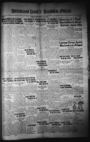Brenham Daily Banner-Press (Brenham, Tex.), Vol. 36, No. 221, Ed. 1 Tuesday, December 16, 1919