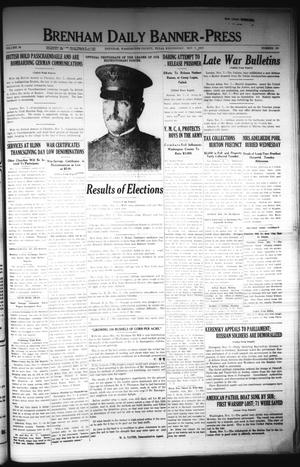 Brenham Daily Banner-Press (Brenham, Tex.), Vol. 34, No. 191, Ed. 1 Wednesday, November 7, 1917