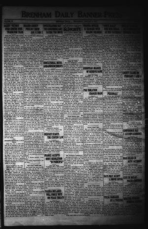 Brenham Daily Banner-Press (Brenham, Tex.), Vol. 38, No. 233, Ed. 1 Wednesday, January 4, 1922