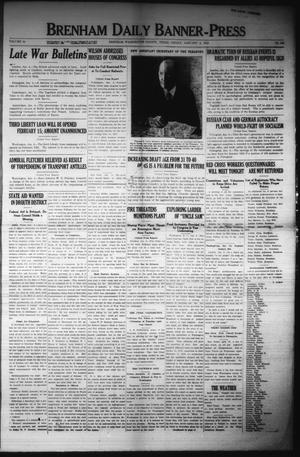 Brenham Daily Banner-Press (Brenham, Tex.), Vol. 34, No. 238, Ed. 1 Friday, January 4, 1918
