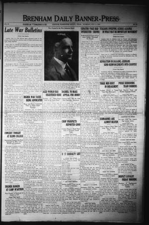 Brenham Daily Banner-Press (Brenham, Tex.), Vol. 35, No. 89, Ed. 1 Thursday, July 11, 1918