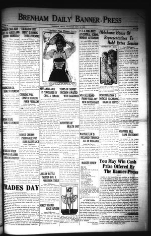 Brenham Daily Banner-Press (Brenham, Tex.), Vol. 40, No. 149, Ed. 1 Thursday, September 20, 1923