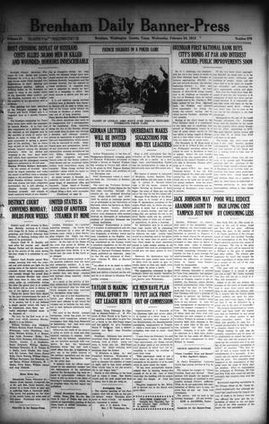 Brenham Daily Banner-Press (Brenham, Tex.), Vol. 31, No. 279, Ed. 1 Wednesday, February 24, 1915
