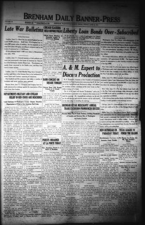 Brenham Daily Banner-Press (Brenham, Tex.), Vol. 34, No. 67, Ed. 1 Friday, June 15, 1917
