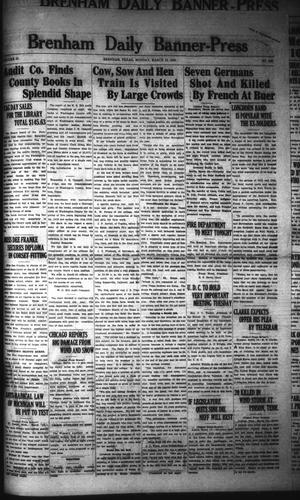 Brenham Daily Banner-Press (Brenham, Tex.), Vol. 39, No. 293, Ed. 1 Monday, March 12, 1923