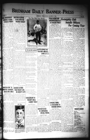 Brenham Daily Banner-Press (Brenham, Tex.), Vol. 40, No. 162, Ed. 1 Friday, October 5, 1923