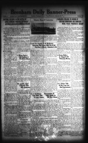 Brenham Daily Banner-Press (Brenham, Tex.), Vol. 31, No. 159, Ed. 1 Wednesday, September 30, 1914