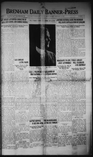 Brenham Daily Banner-Press (Brenham, Tex.), Vol. 32, No. 270, Ed. 1 Monday, February 14, 1916