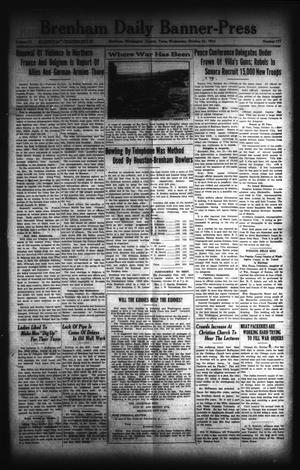Brenham Daily Banner-Press (Brenham, Tex.), Vol. 31, No. 177, Ed. 1 Wednesday, October 21, 1914