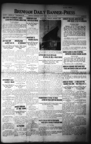 Brenham Daily Banner-Press (Brenham, Tex.), Vol. 33, No. 273, Ed. 1 Friday, February 16, 1917