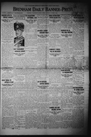 Brenham Daily Banner-Press (Brenham, Tex.), Vol. 33, No. 160, Ed. 1 Tuesday, October 3, 1916