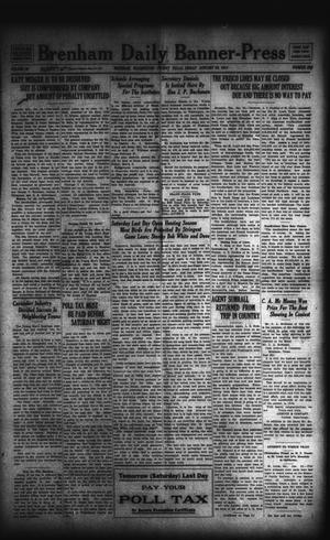 Brenham Daily Banner-Press (Brenham, Tex.), Vol. 30, No. 260, Ed. 1 Friday, January 30, 1914