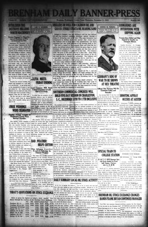 Brenham Daily Banner-Press (Brenham, Tex.), Vol. 32, No. 191, Ed. 1 Thursday, November 11, 1915