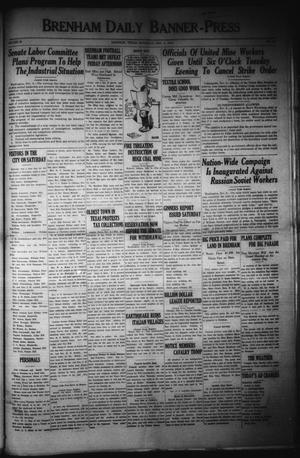 Brenham Daily Banner-Press (Brenham, Tex.), Vol. 36, No. 190, Ed. 1 Saturday, November 8, 1919