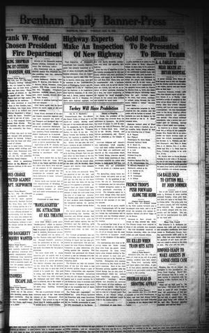 Brenham Daily Banner-Press (Brenham, Tex.), Vol. 39, No. 247, Ed. 1 Tuesday, January 16, 1923