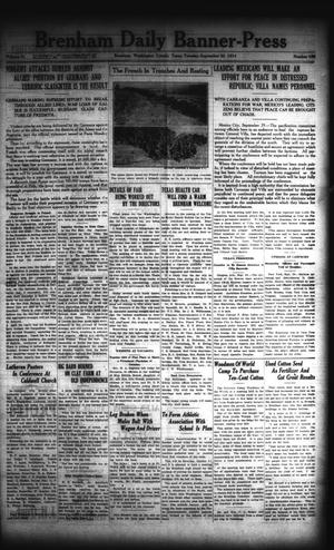 Brenham Daily Banner-Press (Brenham, Tex.), Vol. 31, No. 158, Ed. 1 Tuesday, September 29, 1914