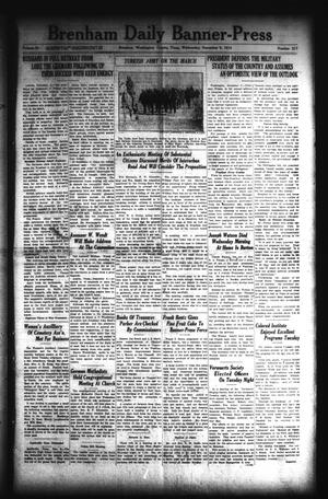Brenham Daily Banner-Press (Brenham, Tex.), Vol. 31, No. 217, Ed. 1 Wednesday, December 9, 1914