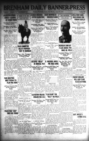 Brenham Daily Banner-Press (Brenham, Tex.), Vol. 32, No. 126, Ed. 1 Monday, August 23, 1915