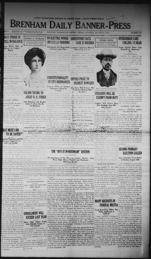 Brenham Daily Banner-Press (Brenham, Tex.), Vol. 33, No. 117, Ed. 1 Saturday, August 12, 1916