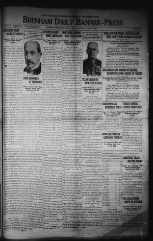 Brenham Daily Banner-Press (Brenham, Tex.), Vol. 33, No. 225, Ed. 1 Wednesday, December 20, 1916