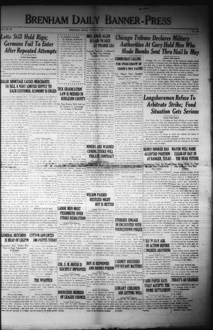 Brenham Daily Banner-Press (Brenham, Tex.), Vol. 36, No. 169, Ed. 1 Tuesday, October 14, 1919