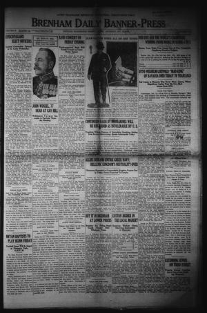 Brenham Daily Banner-Press (Brenham, Tex.), Vol. 33, No. 168, Ed. 1 Thursday, October 12, 1916