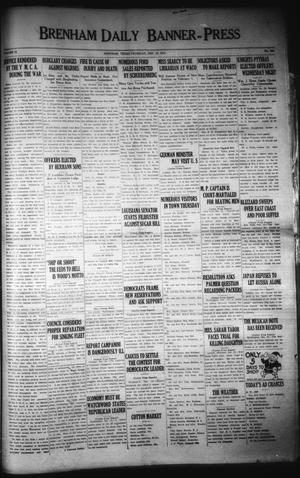 Brenham Daily Banner-Press (Brenham, Tex.), Vol. 36, No. 223, Ed. 1 Thursday, December 18, 1919
